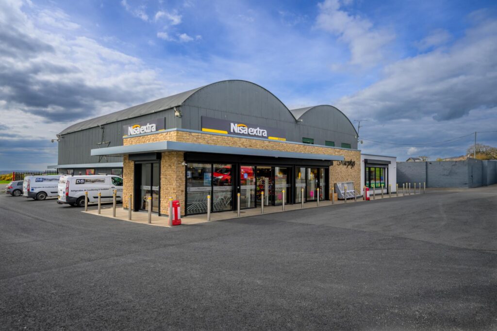 NisaExtra shop extension by McParland Brothers in Forkhill
